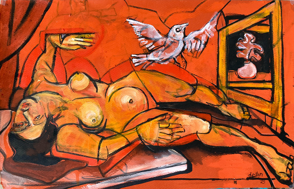 abstract nude by dana ellyn 